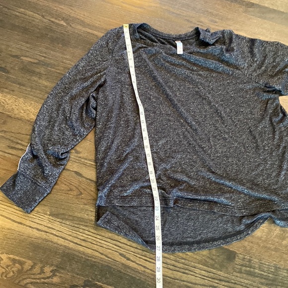 Cacique Sleep Shirt Gray Purple 14 16 EUC - Picture 2 of 5